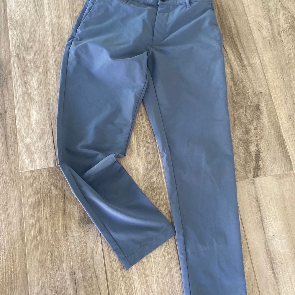 Banana Republic Men's Flat Front Pant 5 Pockets Color Blue 32/32